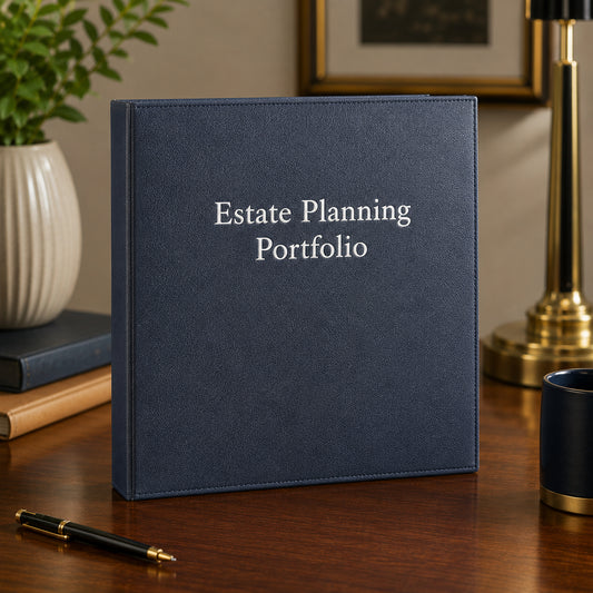 Estate Planning Presentation Binders (Will/Trust Tabs and Free Shipping Included in Price)
