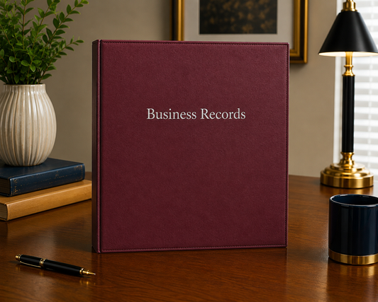 Business Records Presentation Binders (Business/LLC Tabs and Free Shipping Included in Price)